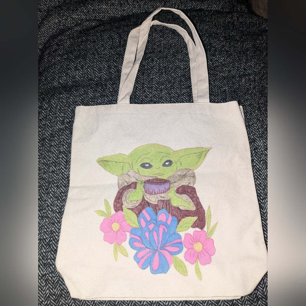New Handmade Tote With Mandalorian
